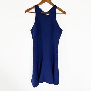 Amanda Uprichard Blue Bellina Sleeveless Drop Wais